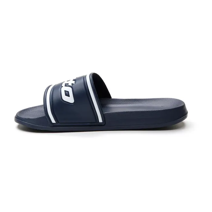 Lotto Sport FlipFlops And Slippers Man MIDWAY IV SLIDE Dress Blueall White