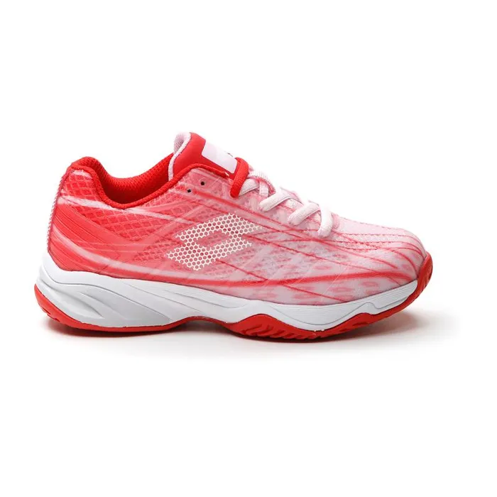 Lotto Sport Shoes ManWomanKids MIRAGE 300 ALR JR Pink Cherryall Whitered Poppy