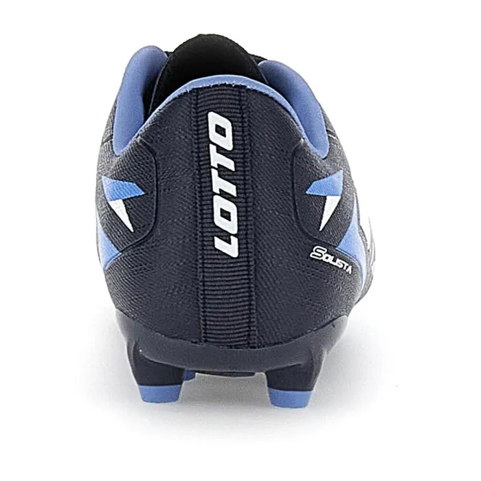 Lotto Sport Shoes ManWomanKids SOLISTA 700 VI FG JR Navy Blueall Whitecornflower