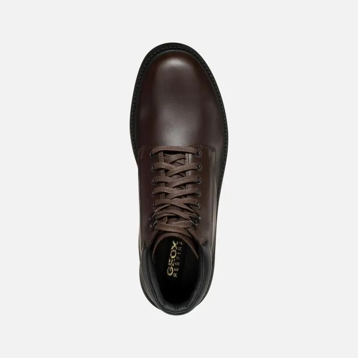 Man Geox Ankle Boots LAGORAI GRIP ABX MAN Coffee Waterproof Boots Coffee