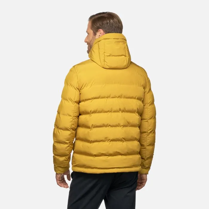 Man Geox Jackets SPHERICA MAN Harvest Gold Short Parka Harvest Gold