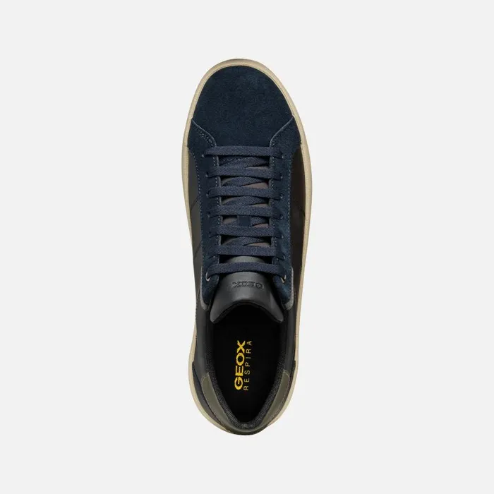 Man Geox Sneakers AFFILE MAN BlackNavy Low Top Sneakers Blacknavy
