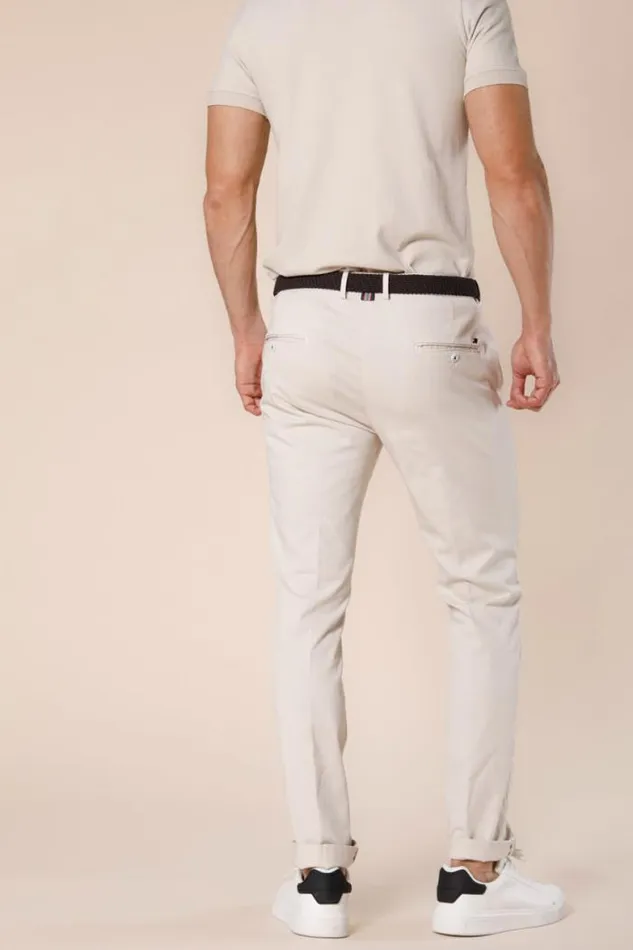 Man Torino Summer Color Chino Pants In Cotton Twill And Tencel Slim Mason039s Pants
