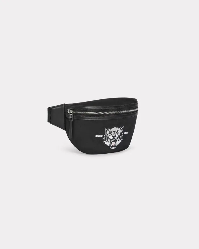 Men 039KENZO Varsity039 Belt Bag Black Kenzo Bags