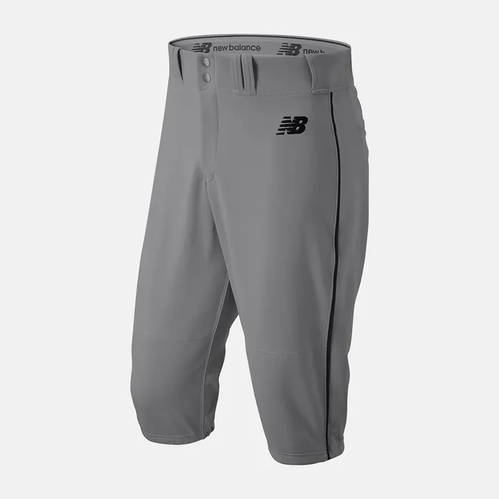 Men Adversary 2 Baseball Piped Knicker Athletic Grey With Black New Balance Pants