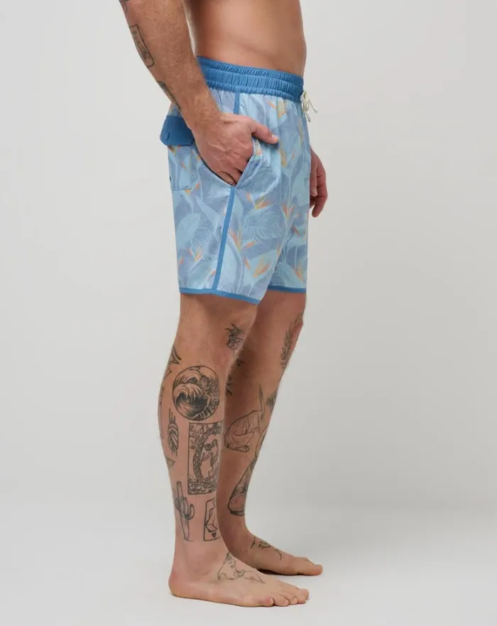 Men Boardshorts TravisMathew LAVA TUNNELS BOARDSHORT Heather Quiet Harbor Men Boardshorts TravisMathew LAVA TUNNELS BOARDSHORT Heather Quiet Harbor