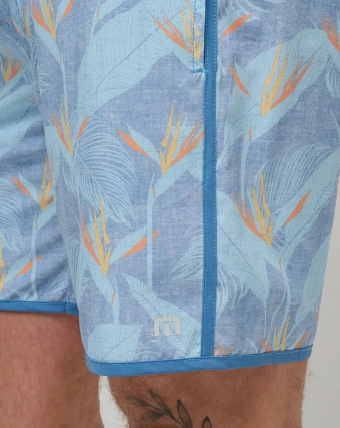 Men Boardshorts TravisMathew LAVA TUNNELS BOARDSHORT Heather Quiet Harbor Men Boardshorts TravisMathew LAVA TUNNELS BOARDSHORT Heather Quiet Harbor