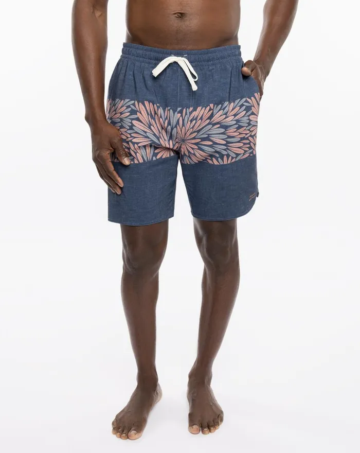 Men Boardshorts TravisMathew MERION BOARDSHORT Heather Dress Blues