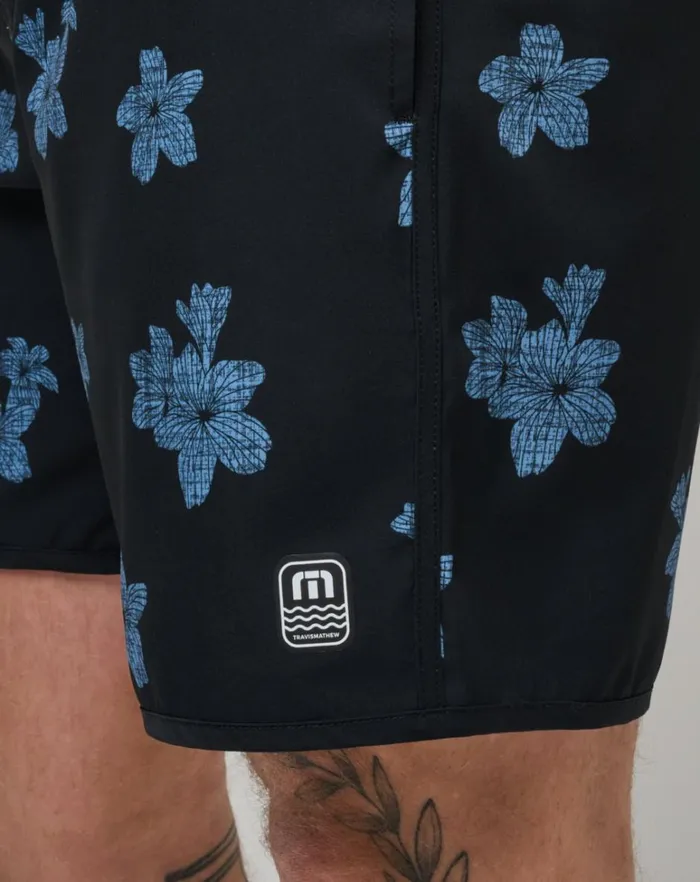 Men Boardshorts TravisMathew PINEAPPLE TIME BOARDSHORT Black
