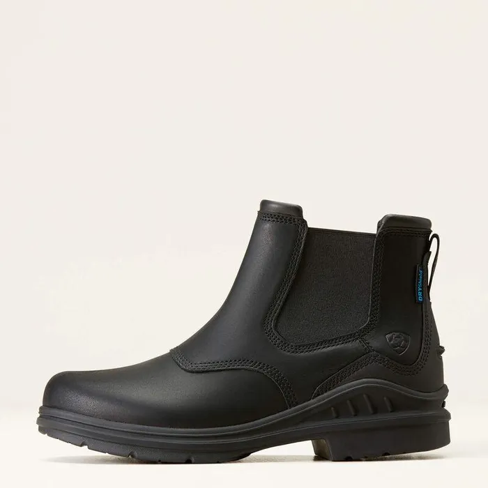 Men Chelsea Boots Ariat Barnyard Twin Gore II Waterproof Boot Black Men Chelsea Boots Ariat Barnyard Twin Gore II Waterproof Boot Black