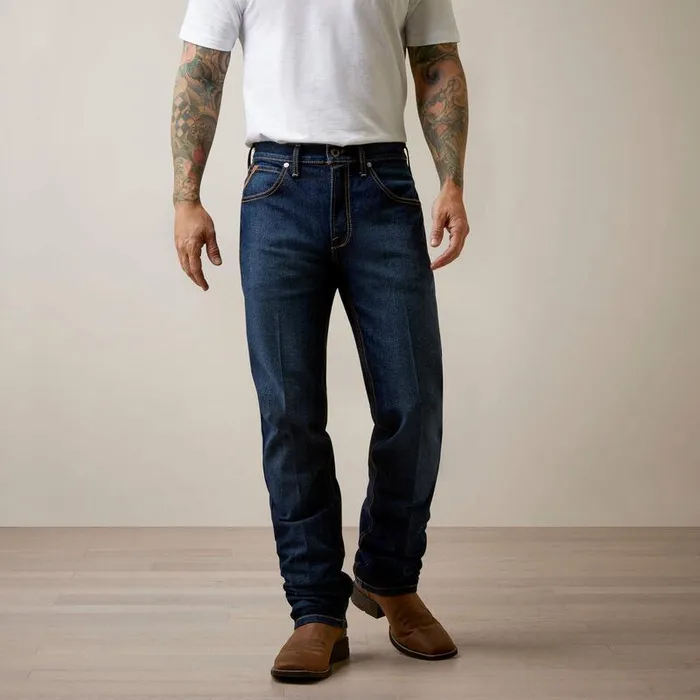 Men Denim Ariat M1 Vintage Hansen Straight Jean Clayton