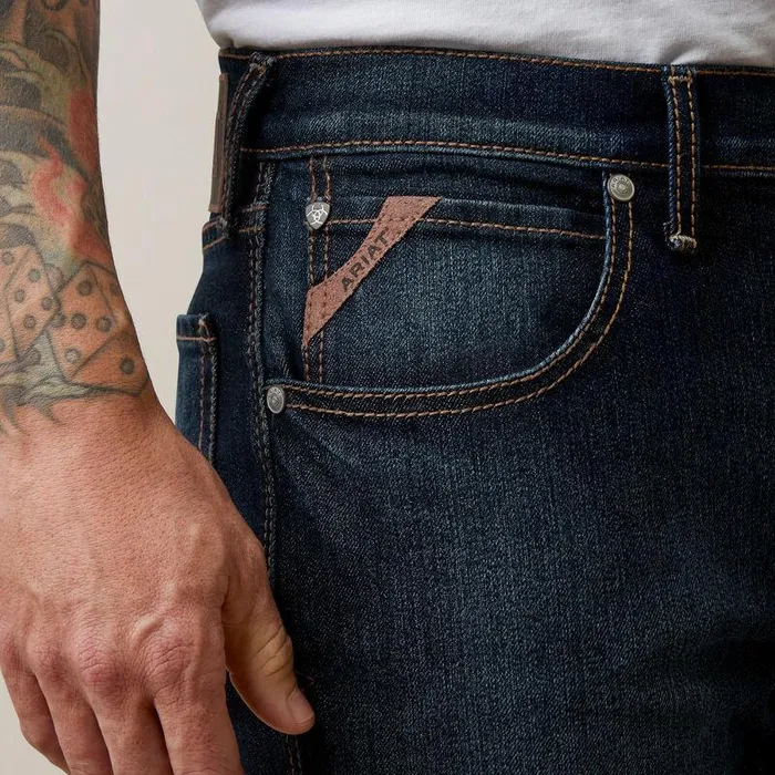 Men Denim Ariat M1 Vintage Hansen Straight Jean Clayton Men Denim Ariat M1 Vintage Hansen Straight Jean Clayton