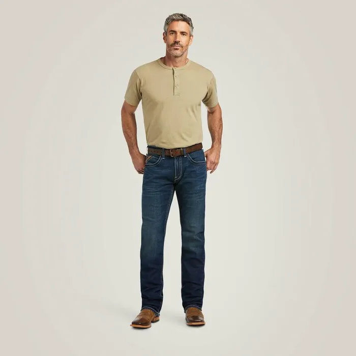 Men Denim Ariat M5 Straight Stretch Remming Stackable Straight Leg Jean Ford Men Denim Ariat M5 Straight Stretch Remming Stackable Straight Leg Jean Ford
