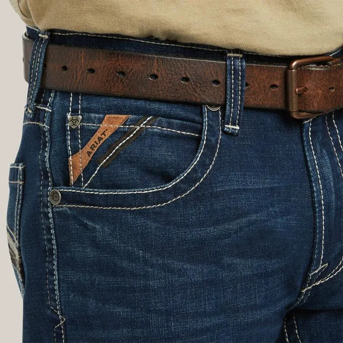 Men Denim Ariat M5 Straight Stretch Remming Stackable Straight Leg Jean Ford Men Denim Ariat M5 Straight Stretch Remming Stackable Straight Leg Jean Ford