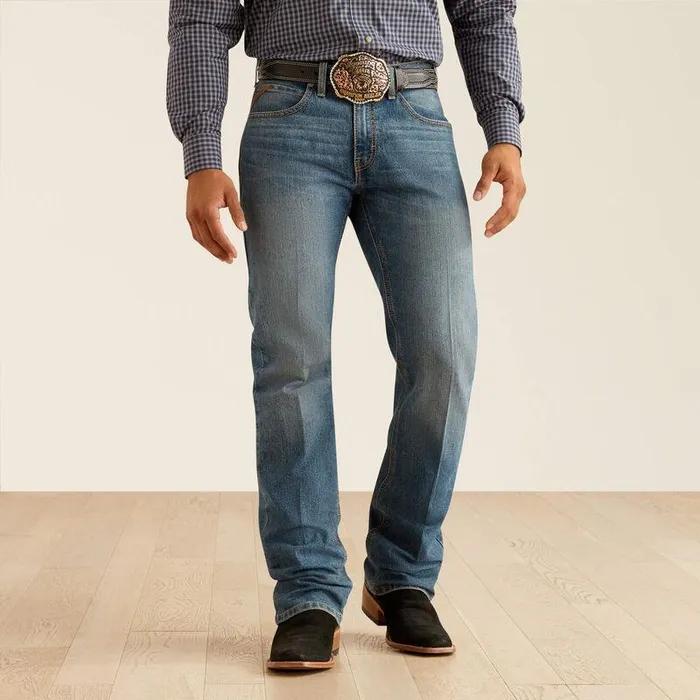 Men Denim Ariat M5 Stretch Pro Series Ray Straight Leg Jean Hamilton