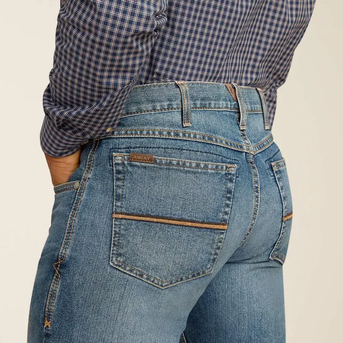 Men Denim Ariat M5 Stretch Pro Series Ray Straight Leg Jean Hamilton