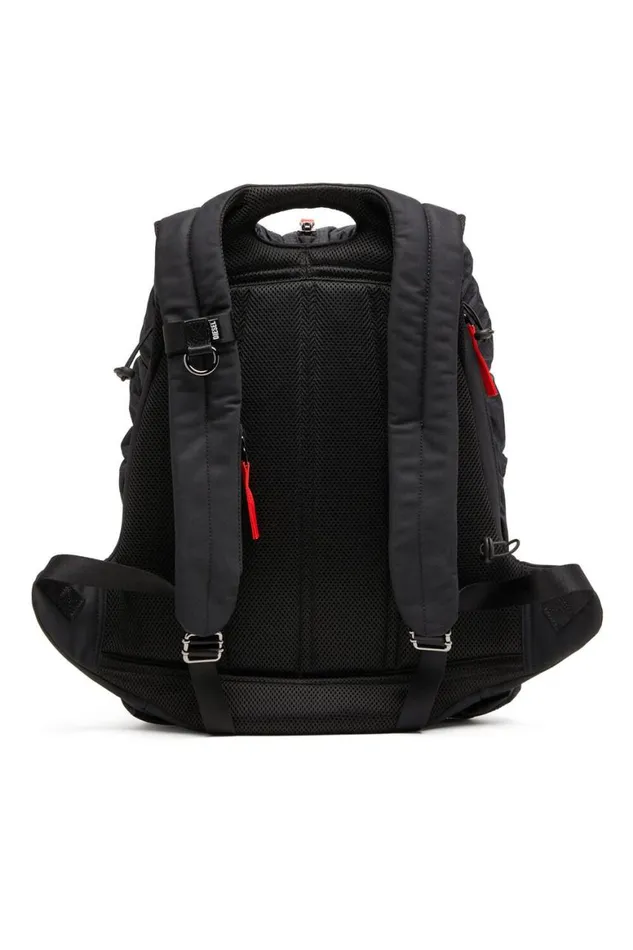 Men Diesel Backpacks ZIPD BACKPACK X Black