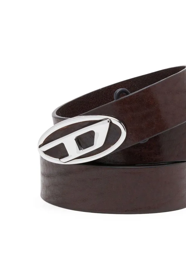 Men Diesel Belts B1DRLAYER Dark Brown