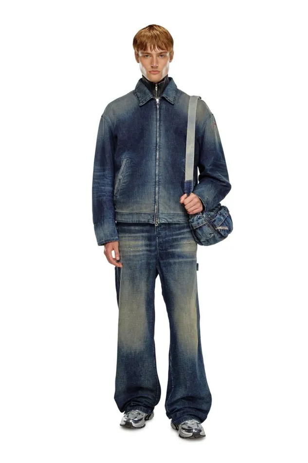 Men Diesel Jackets DSTACK Dark Blue