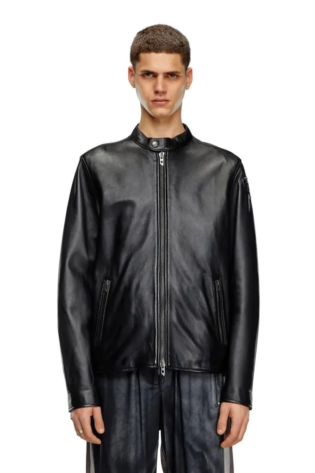 Men Diesel Jackets LCARVER Black Men Diesel Jackets LCARVER Black