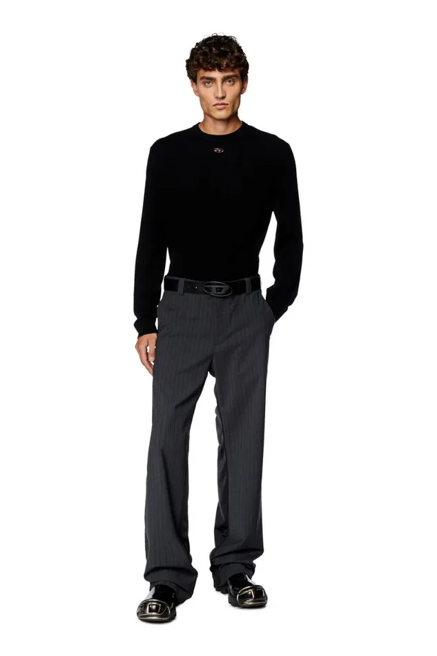 Men Diesel Knitwear KVIERI Black