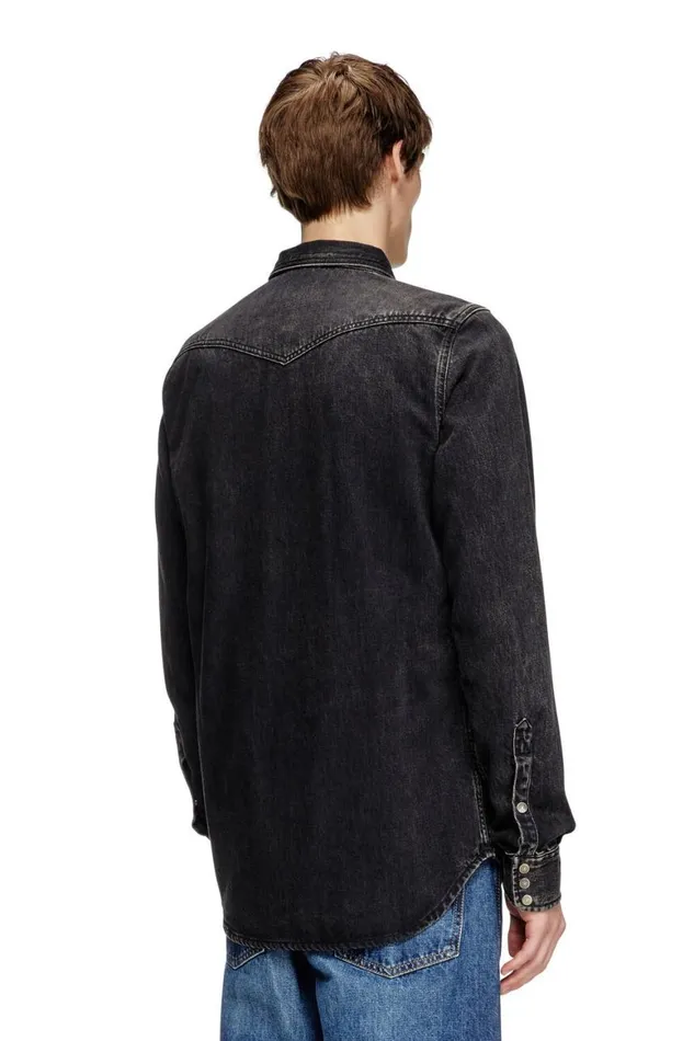 Men Diesel Shirts DVEGA Black Men Diesel Shirts DVEGA Black