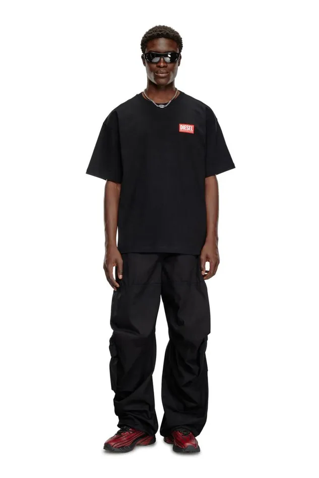 Men Diesel TShirts and Polos TBOXTLAB Black