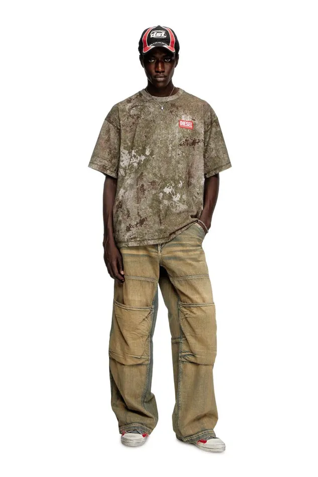 Men Diesel TShirts and Polos TBOXTR12 Military Green