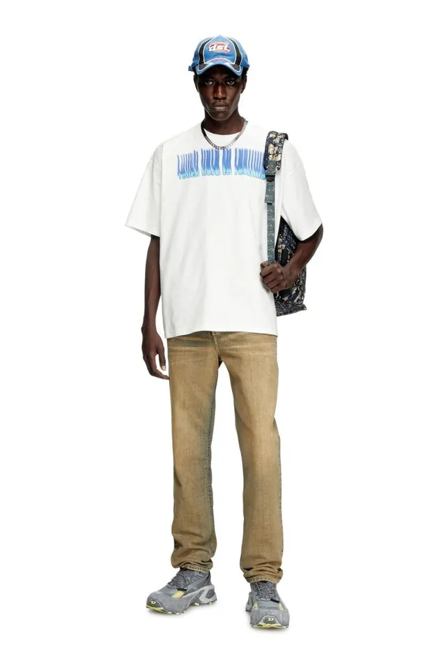 Men Diesel TShirts and Polos TBOXTR14 White