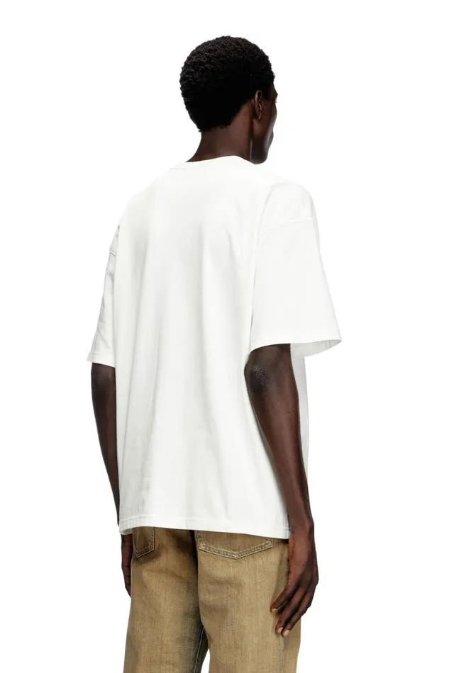Men Diesel TShirts and Polos TBOXTR14 White