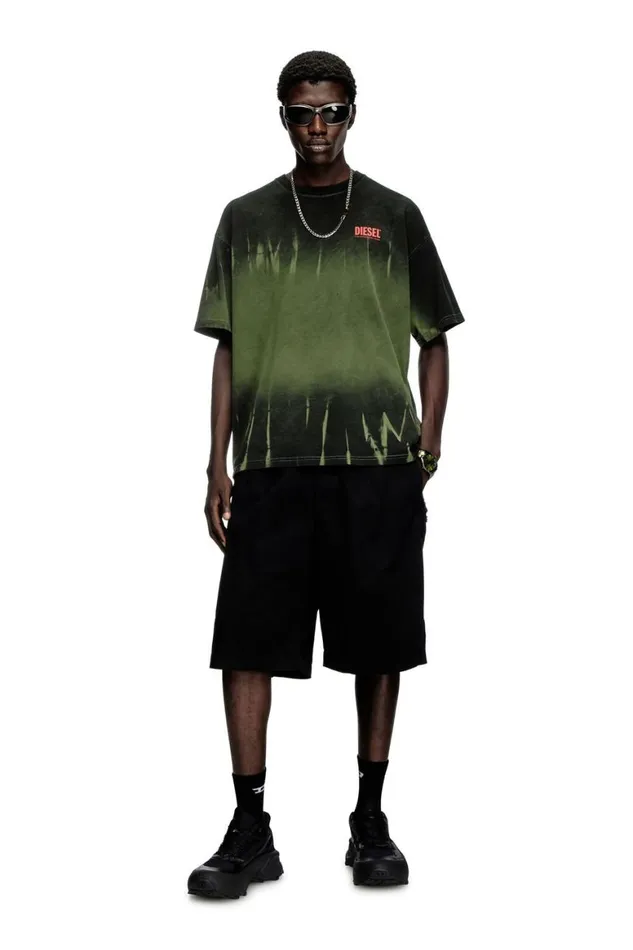 Men Diesel TShirts and Polos TBOXTR3 Dark Green
