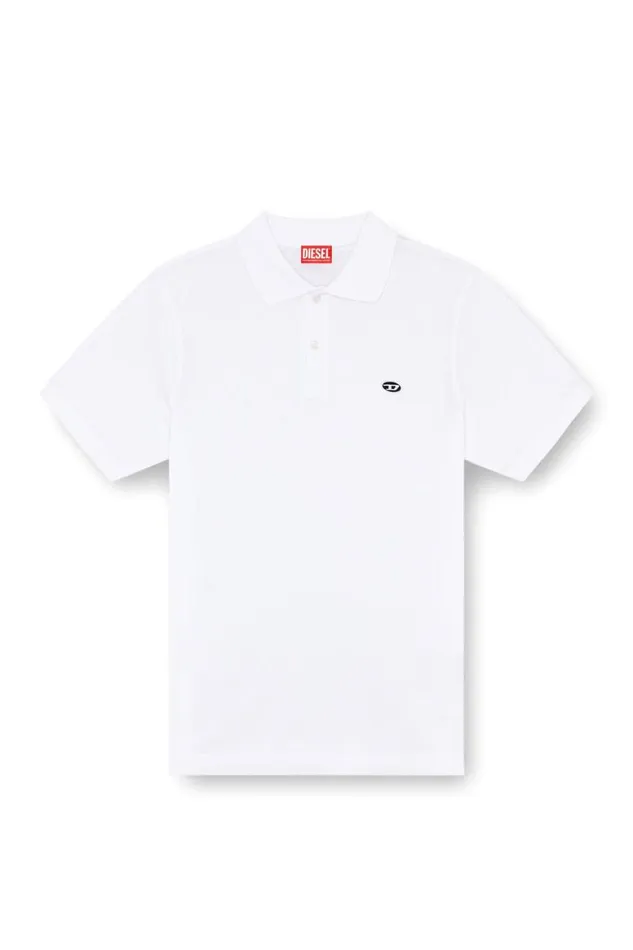 Men Diesel TShirts and Polos TREJUSTDOVALPJ White