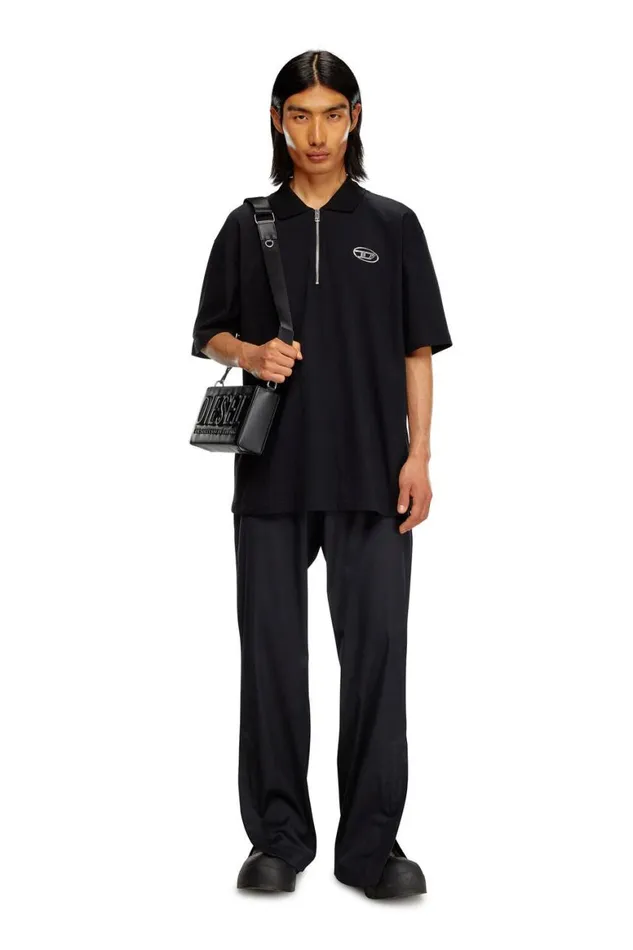 Men Diesel TShirts and Polos TVOROD Black