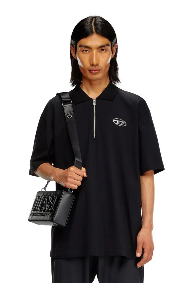 Men Diesel TShirts and Polos TVOROD Black