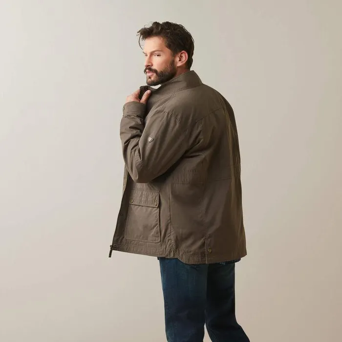 Men Jackets and Vests Ariat Calumet Field Jacket Banyan Bark Men Jackets and Vests Ariat Calumet Field Jacket Banyan Bark