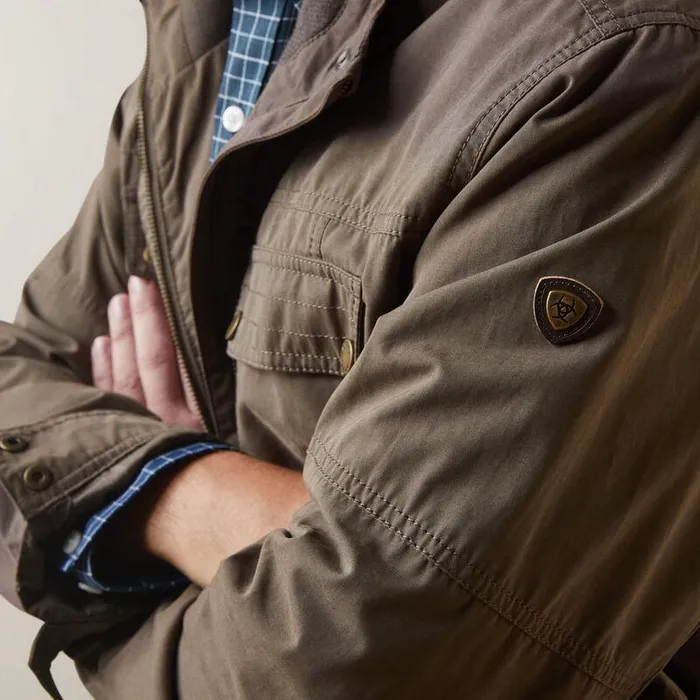 Men Jackets and Vests Ariat Calumet Field Jacket Banyan Bark Men Jackets and Vests Ariat Calumet Field Jacket Banyan Bark