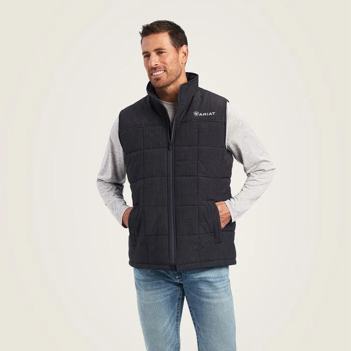 Men Jackets and Vests Ariat Crius Insulated Vest Phantom