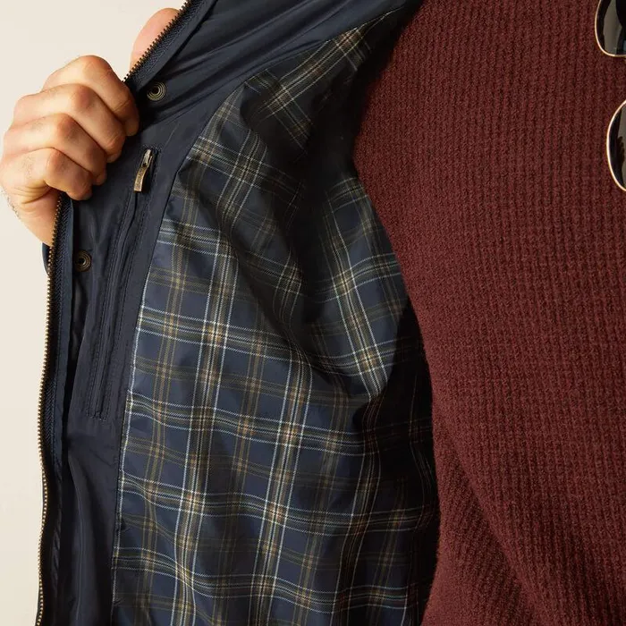 Men Jackets and Vests Ariat Woodside Jacket Navy