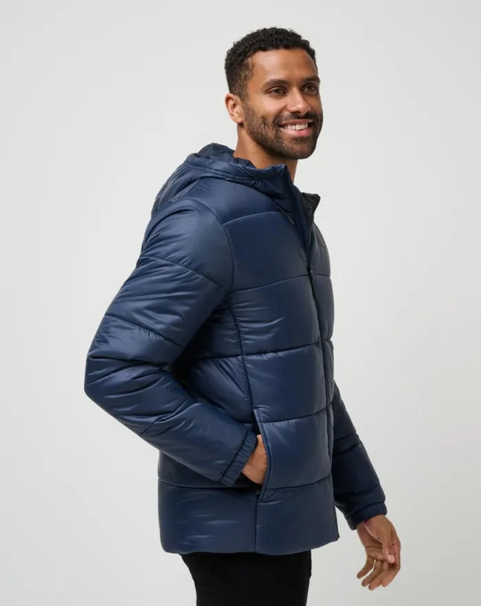 Men Jackets TravisMathew AVES TECH PUFFER JACKET Total Eclipse
