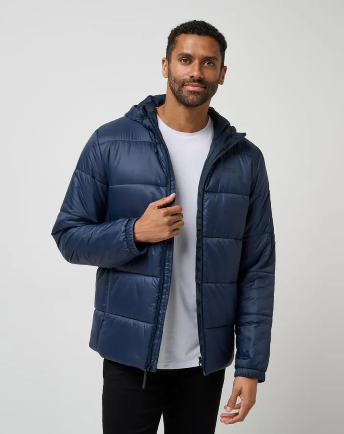 Men Jackets TravisMathew AVES TECH PUFFER JACKET Total Eclipse