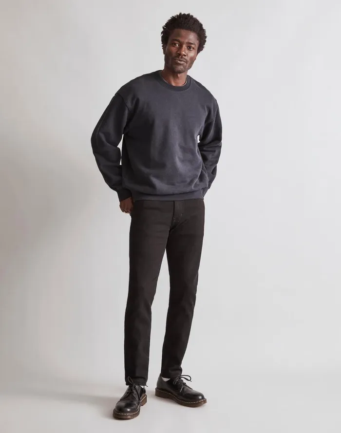 Men Jeans Madewell Athletic Slim Jeans Black