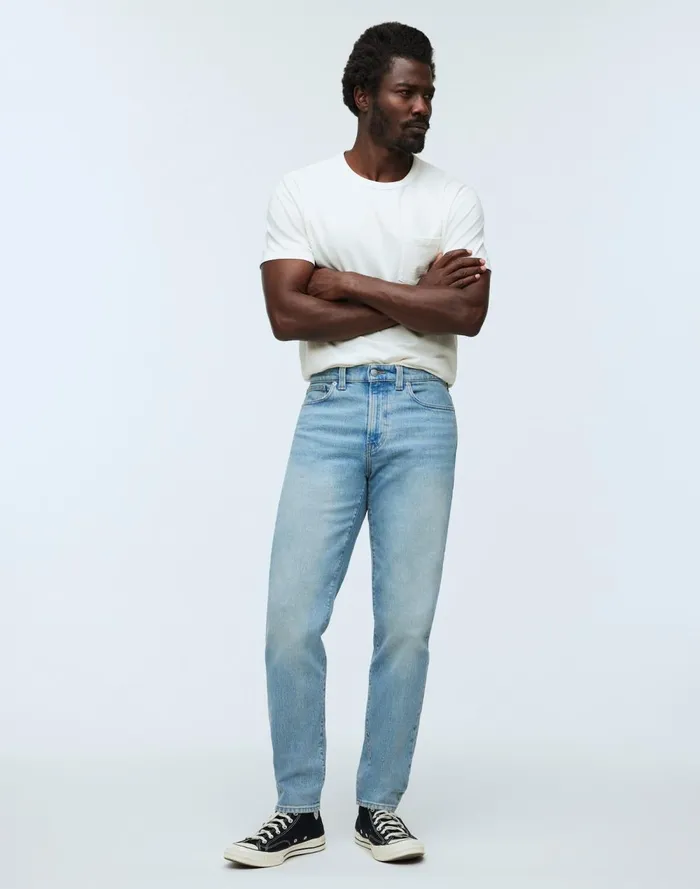 Men Jeans Madewell Relaxed Taper Jeans Lockhart Wash
