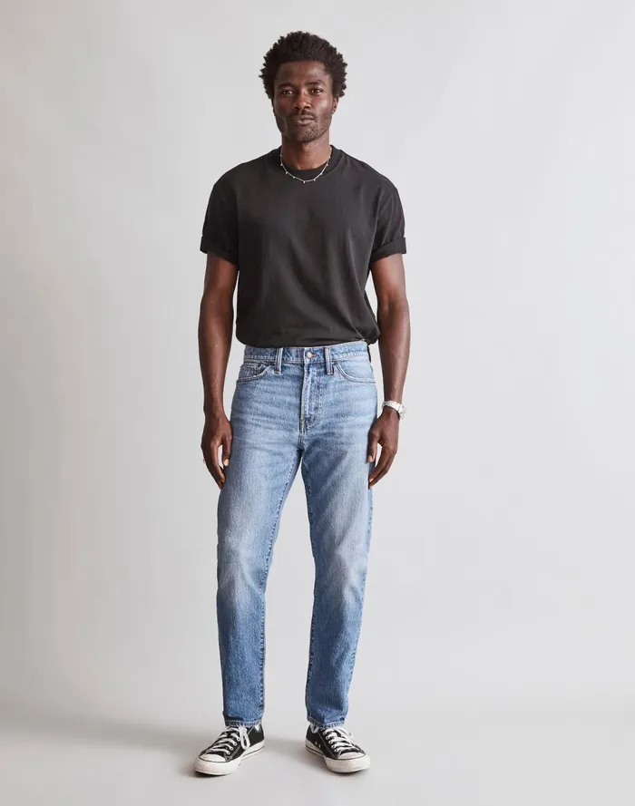 Men Jeans Madewell Relaxed Taper Jeans Marcey Wash