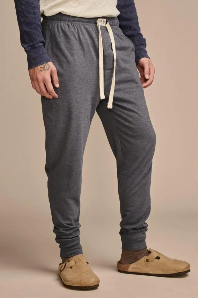 Men Lucky Brand Underwear and Sleepwear Knit Jogger Sleep Pant Rinse