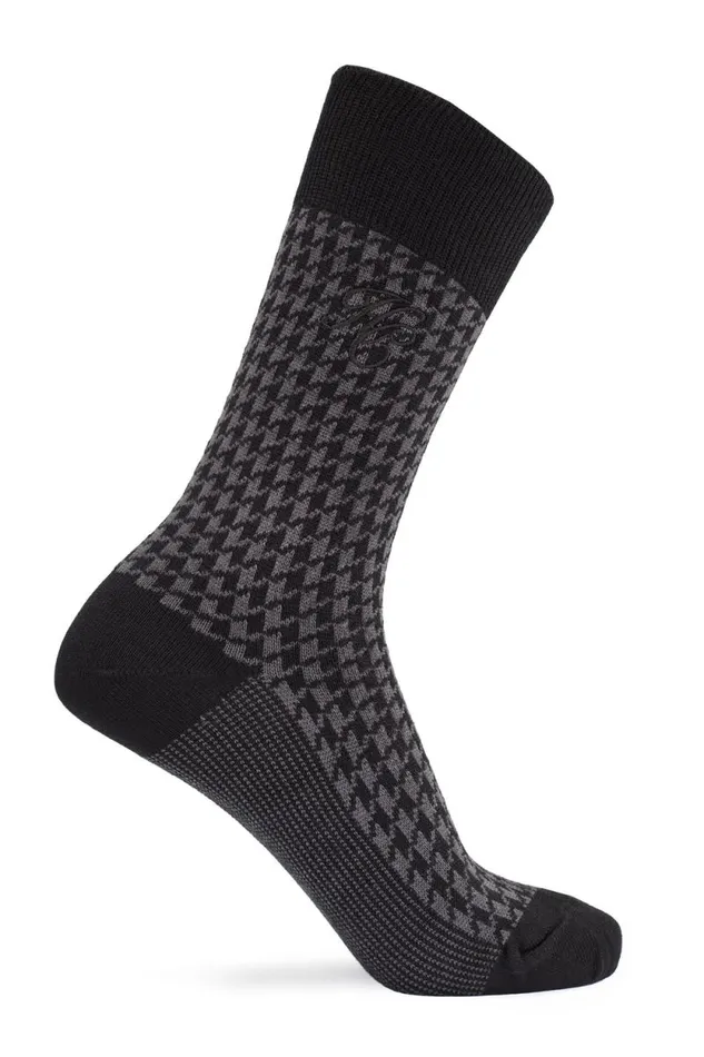 Men Men039s Sock Gift Box Charcoal Houndstooth Holland Cooper Socks
