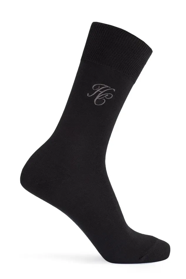 Men Men039s Sock Gift Box Charcoal Houndstooth Holland Cooper Socks