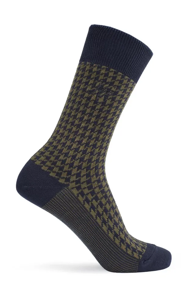 Men Men039s Sock Gift Box Charcoal Houndstooth Holland Cooper Socks