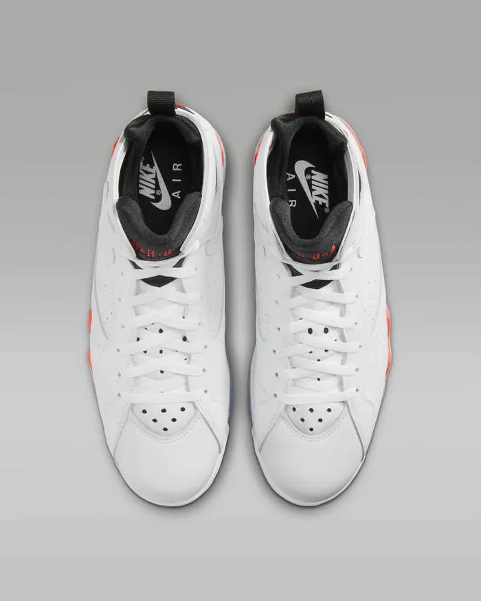 Men Nike All Shoes Air Jordan 7 Retro Whiteblackcrimson