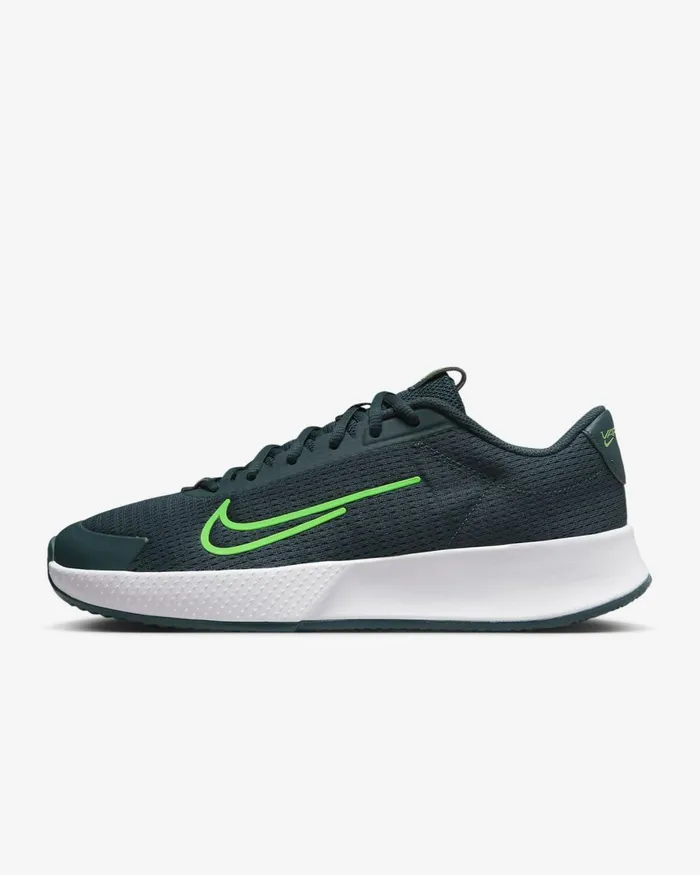 Men Nike All Shoes NikeCourt Vapor Lite 2 Deep Junglewhitegreen Strike
