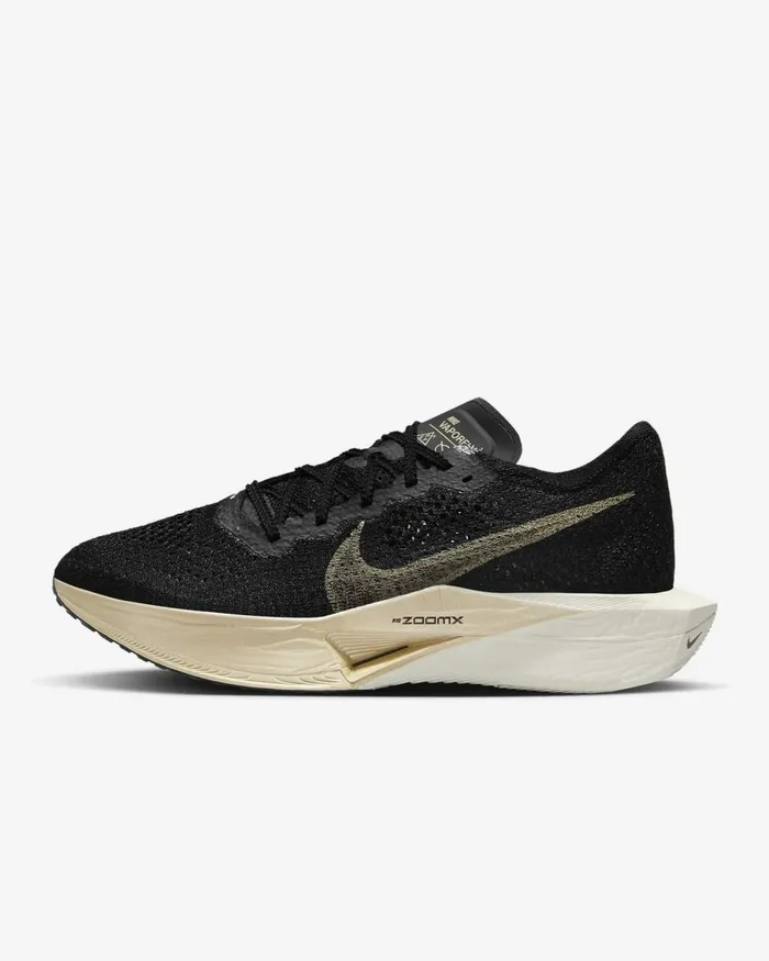 Men Nike All Shoes Vaporfly 3 Blackblackoatmealmetallic Gold Grain